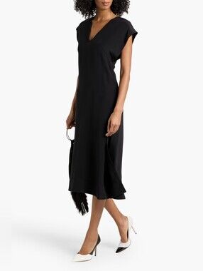 Silk Creme Midi Dress